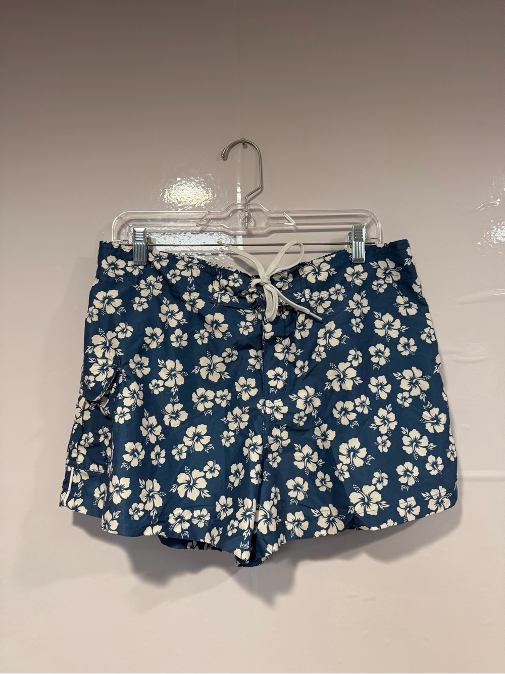 Women's Navy Floral Ocean Breeze board Shorts